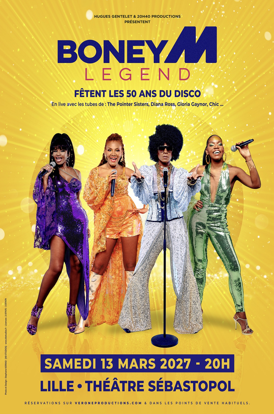 Boney M Legend en concert au Théâtre Sébastopol le Sam 13 mars
