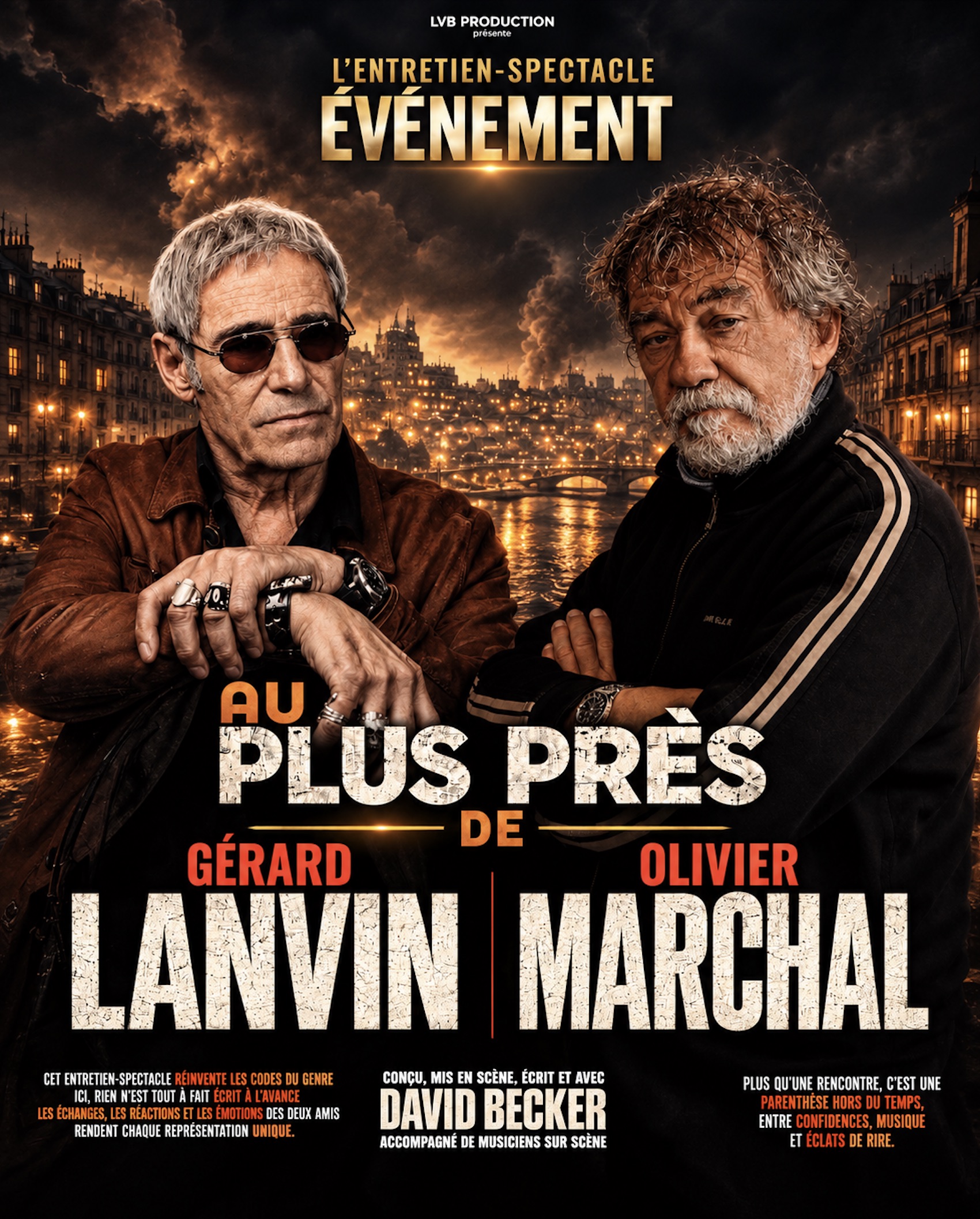 Affiche Au Plus Près de Lanvin-Marchal en concert au Théâtre Sébastopol